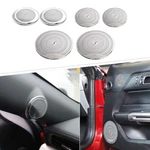 6xinterior Door Pillar Stero Speaker Decor Cover Trim Set For Ford Mustang 2015+. Fixed Price $26.49.