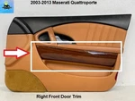 94079102 03 To 13 Maserati Quattroporte Right Front Door Trim Panel Oem Wood. Fixed Price $59.00.