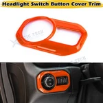Orange Car Headlight Switch Panel Decoration For Jeep Wrangler Jl Jlu Jt 2018-up. Fixed Price $18.89.