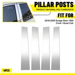 Chrome Pillar Posts For 2019-2025 Dodge Ram 1500 4pcs Window Door Trim Cover Us. Fixed Price $16.14.