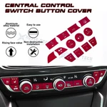 13pcs Red Center Console Ac Button Switch Patch Cover For Honda Accord 10th Gen. Fixed Price $36.69.