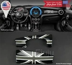 Gray Union Jack Uk Flag Dashboard Panel Cover For 14-17 Mini Cooper F55 F56. Fixed Price $43.99.