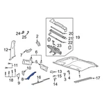 For Ford F-150 2004-2008 4l3z1503598aab Right Body A-pillar Trim Panel. Fixed Price $106.34.