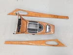 05-12 Mercedes R230 Dash Center Console Door Wood Trim Bezel Panel Set Oem. Fixed Price $150.00.